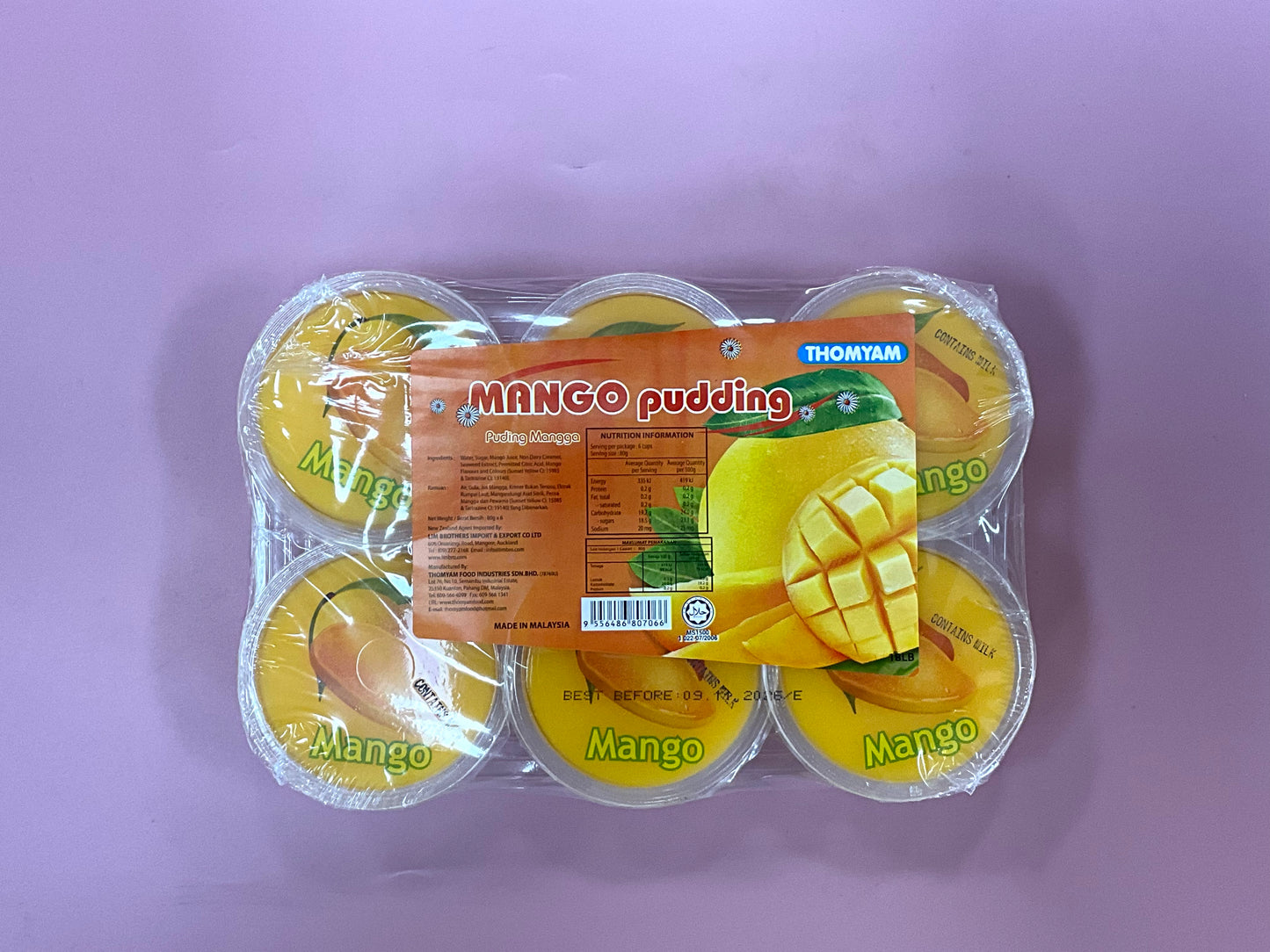 Thomyam mango pudding 480g Thomyam 牌芒果布丁