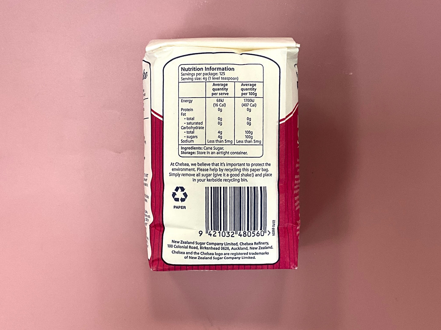 Chelsea White Sugar 500g
