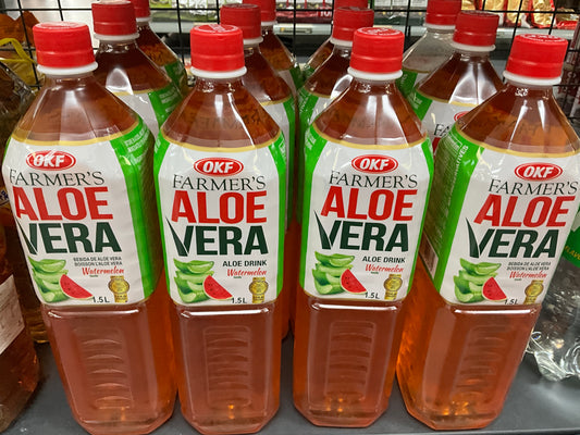 OKF Farmers Aloe Vera drink watermelon 1.5L