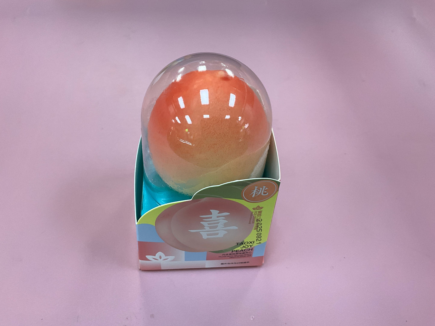 HongQi Peach Flavor 75g 红旗牌桃喜冰激凌-黄桃果酱夹心