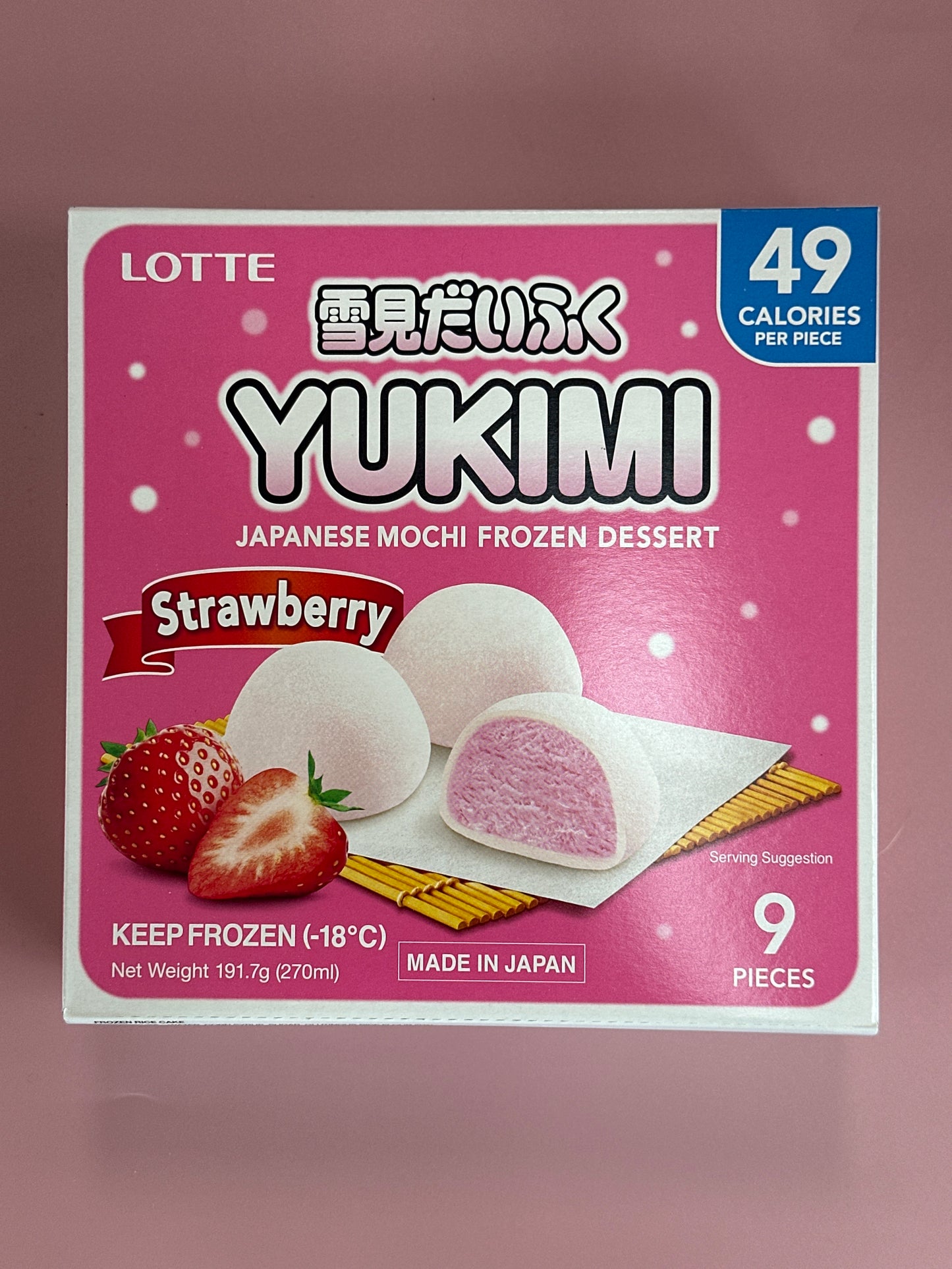 Lotte Yukimi Daifuku (Mini Strawberry)