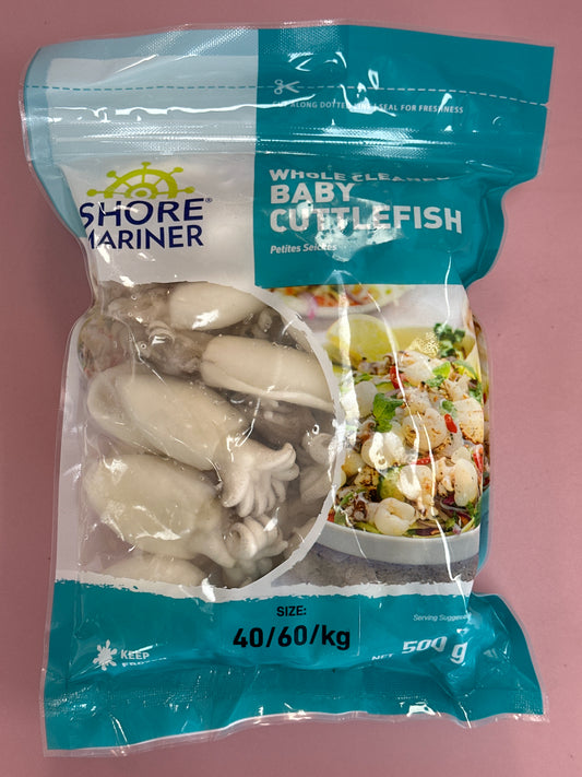 Raw Baby Cuttlefish 40/60 per kg 500g