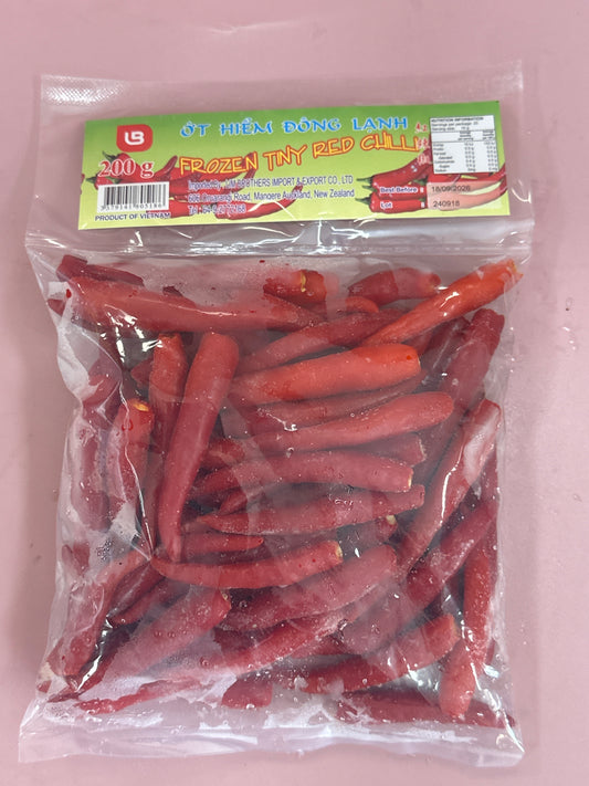 LB Frozen Tiny Red Chili 200g