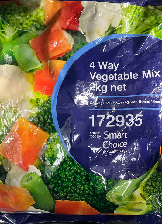 4 Way Vegetable Mix 2kg