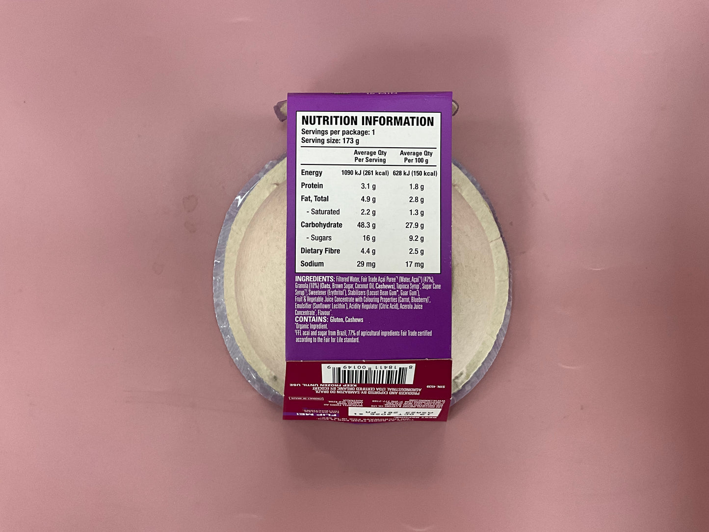 Sambazon Acai Superberry Bowl 173g