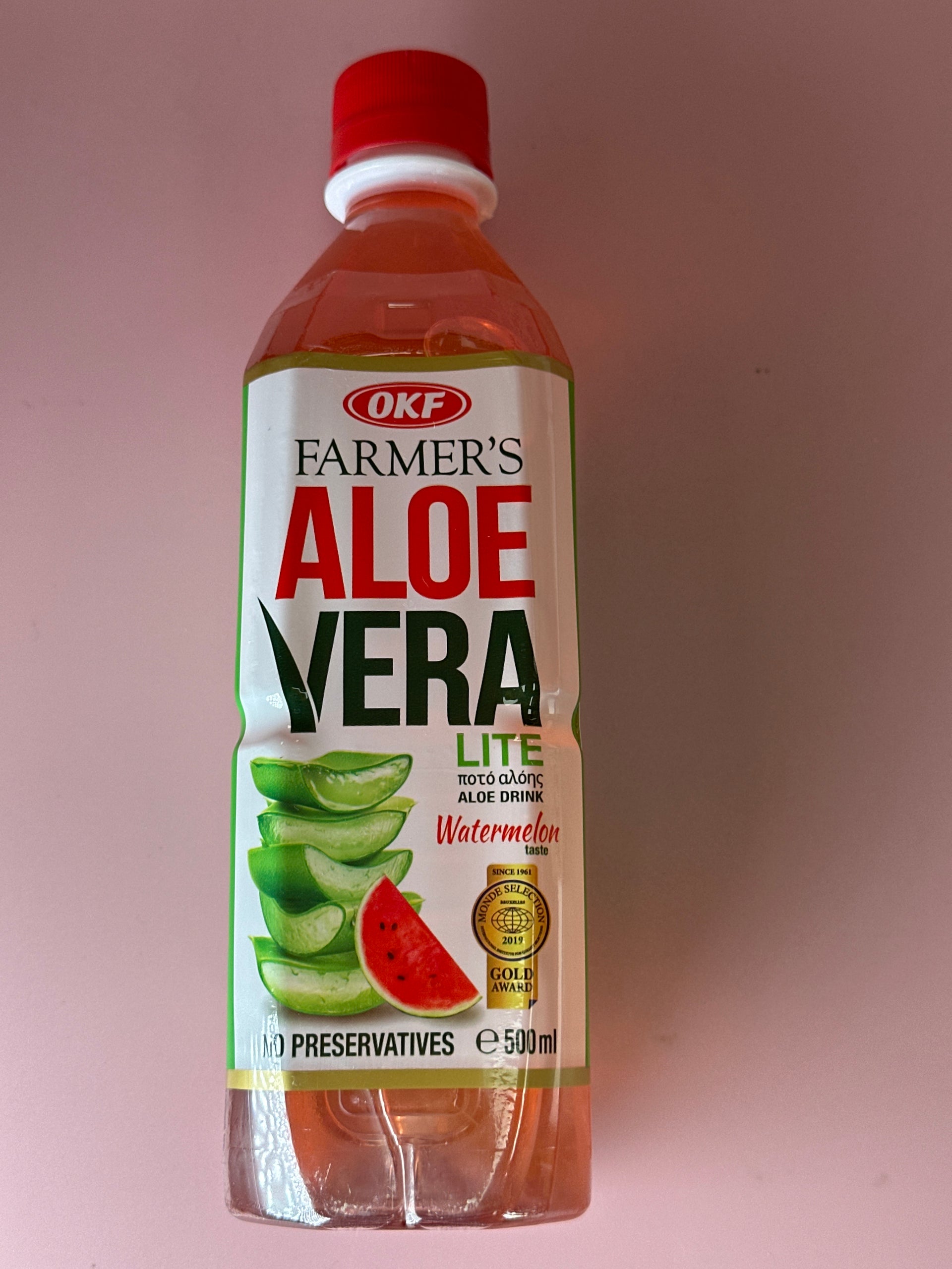 Okf Farmers Aloe Vera Drink Watermelon 500ml – Little Foragers Market
