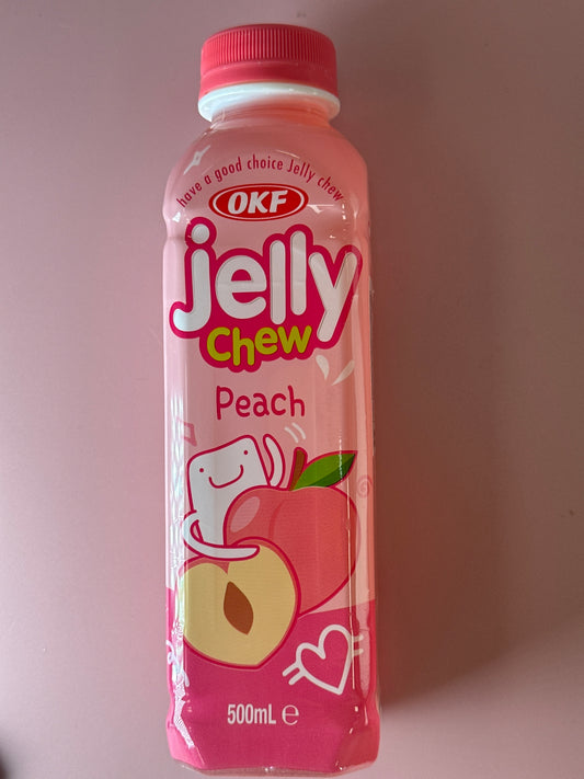 Okf Jelly Chew Peach 500Ml