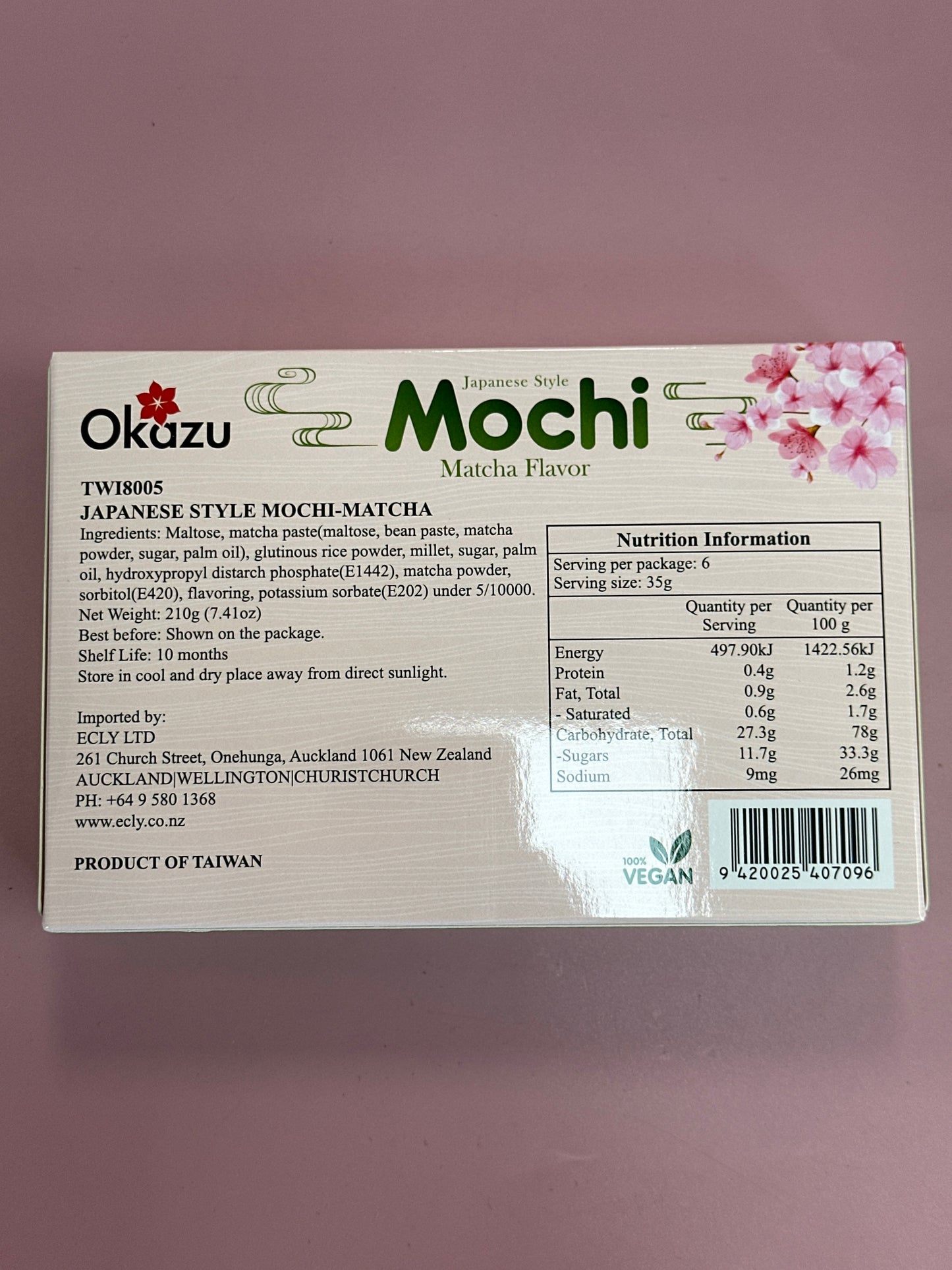 Okazu Japanese Style Mochi Matcha