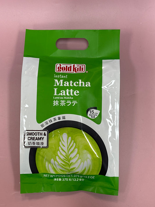Gold Kili instant Matcha Latte 375g 金麒麟牌即溶抹茶拿铁