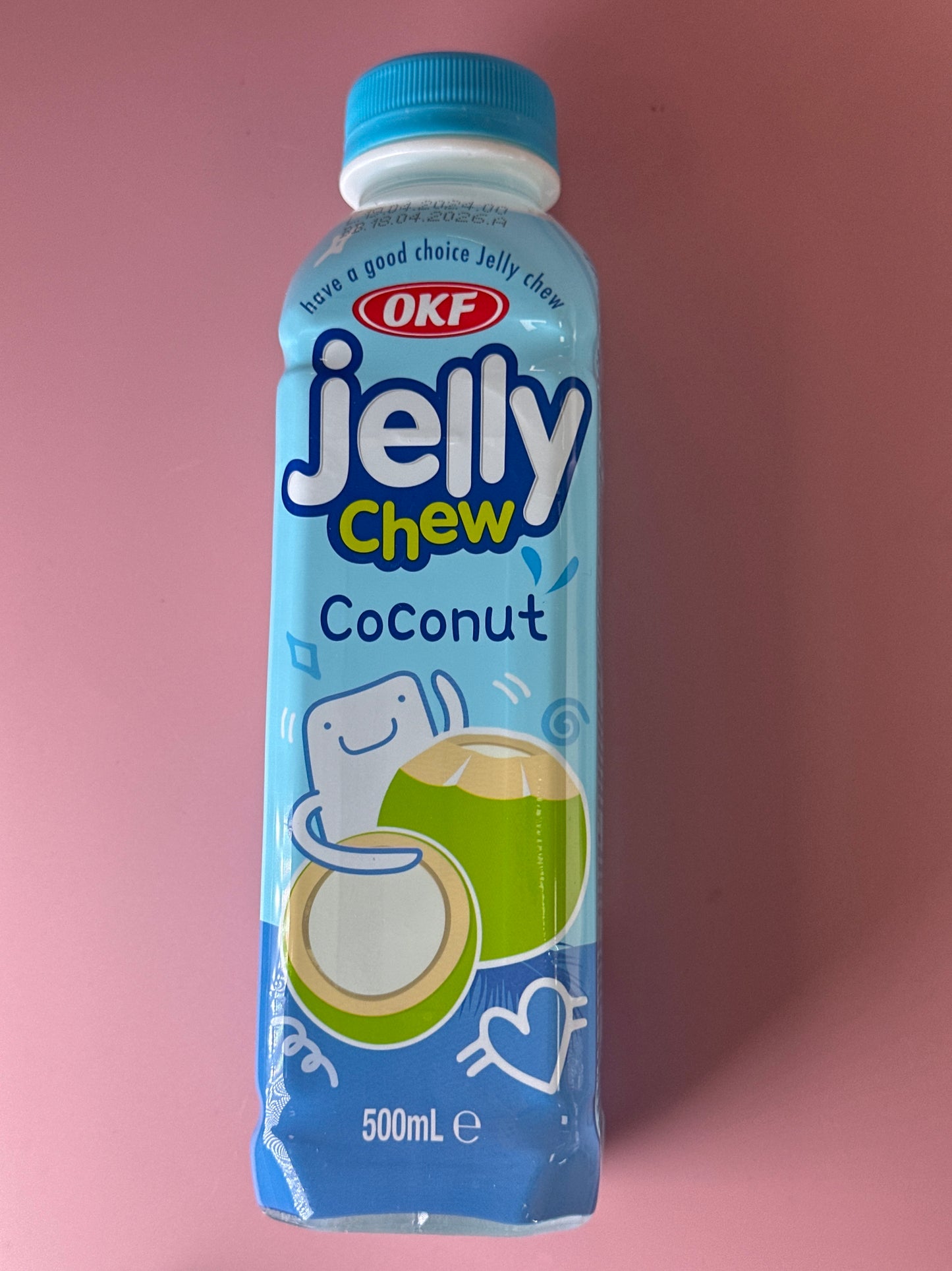 Okf Jelly Chew Coconut 500Ml