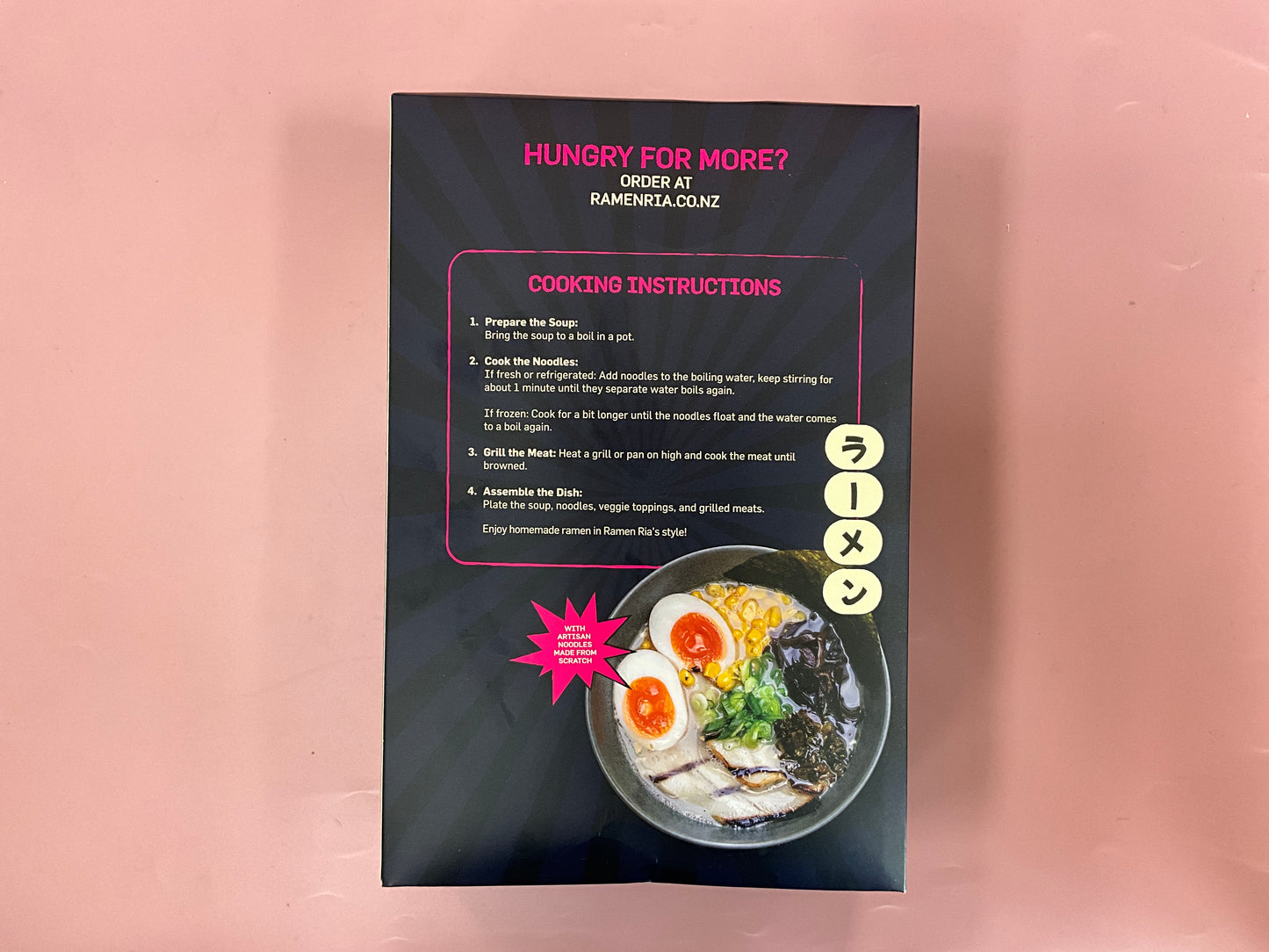 Ramen Ria-Chicken Ramen Pack (serves 2)