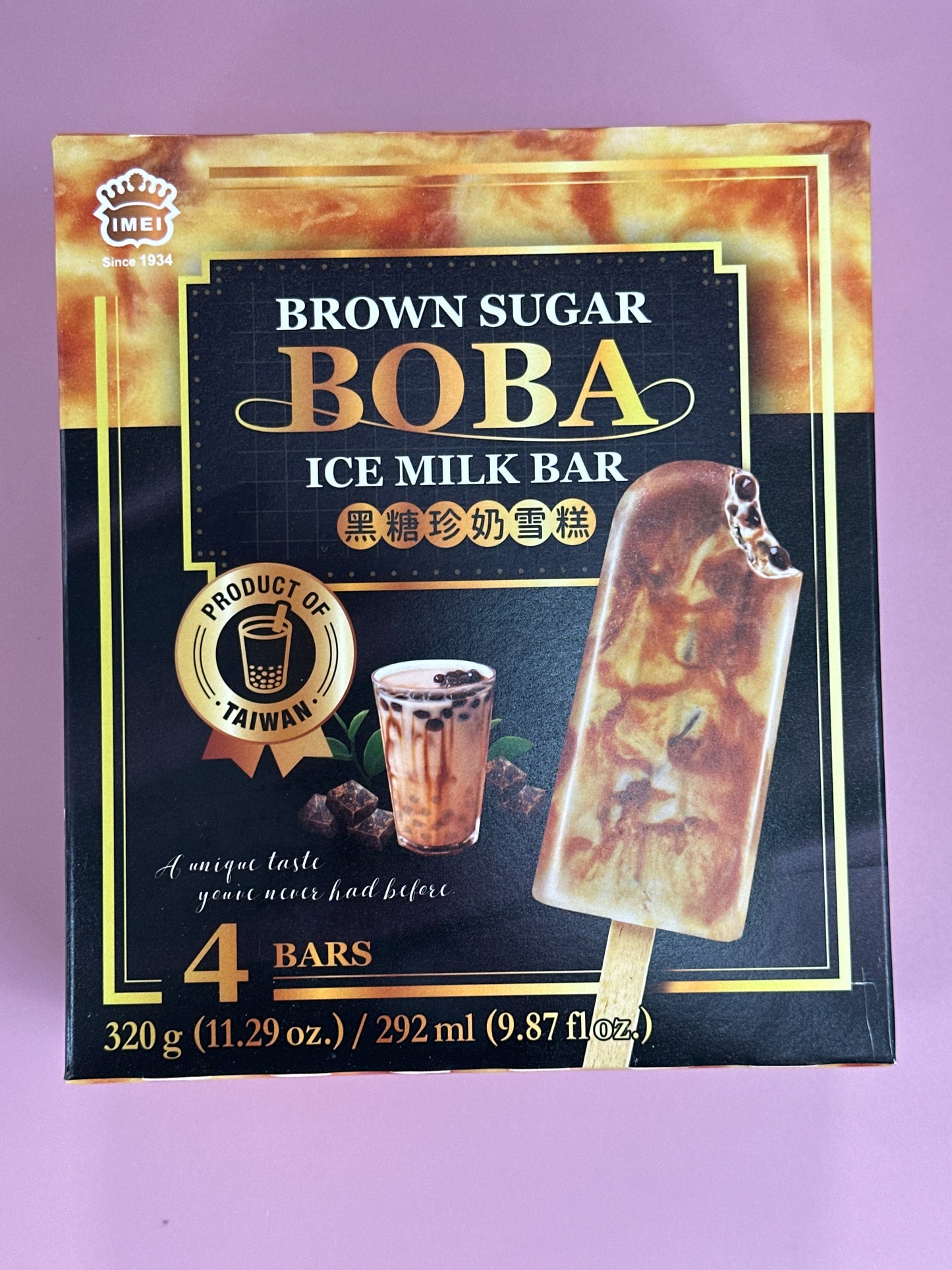 Ym Brown Sugar&Pearl Milk Ice (4pc/box)