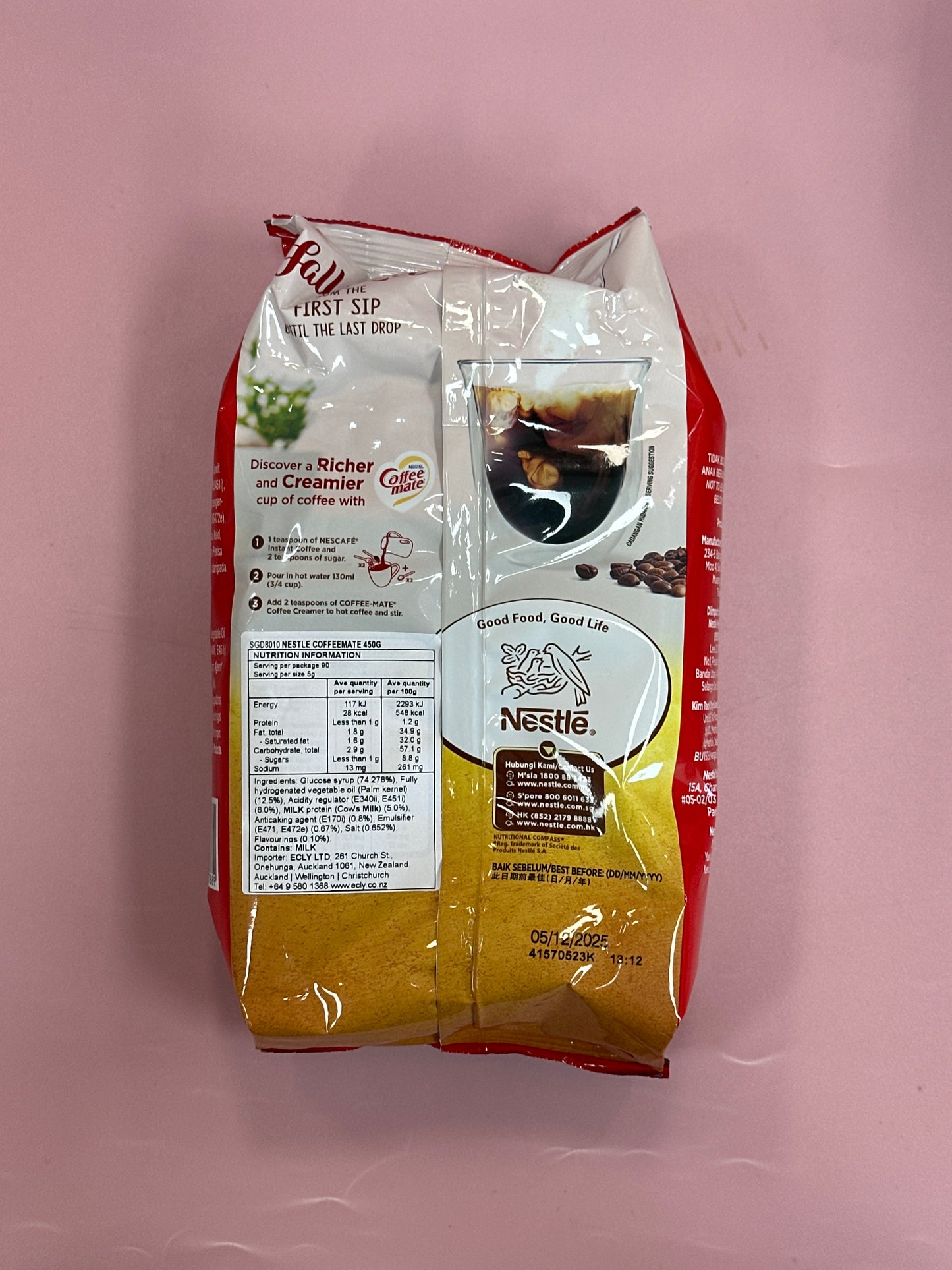 Nestle Coffee Mate 雀巢三花咖啡伴侣奶精 450