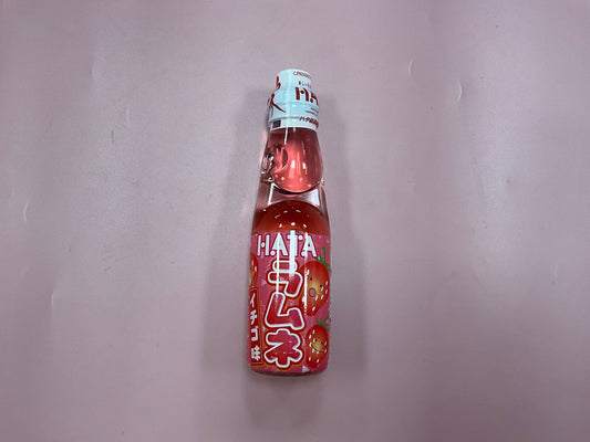 Hata Ramune Strawberry flavour soft drink 200ml