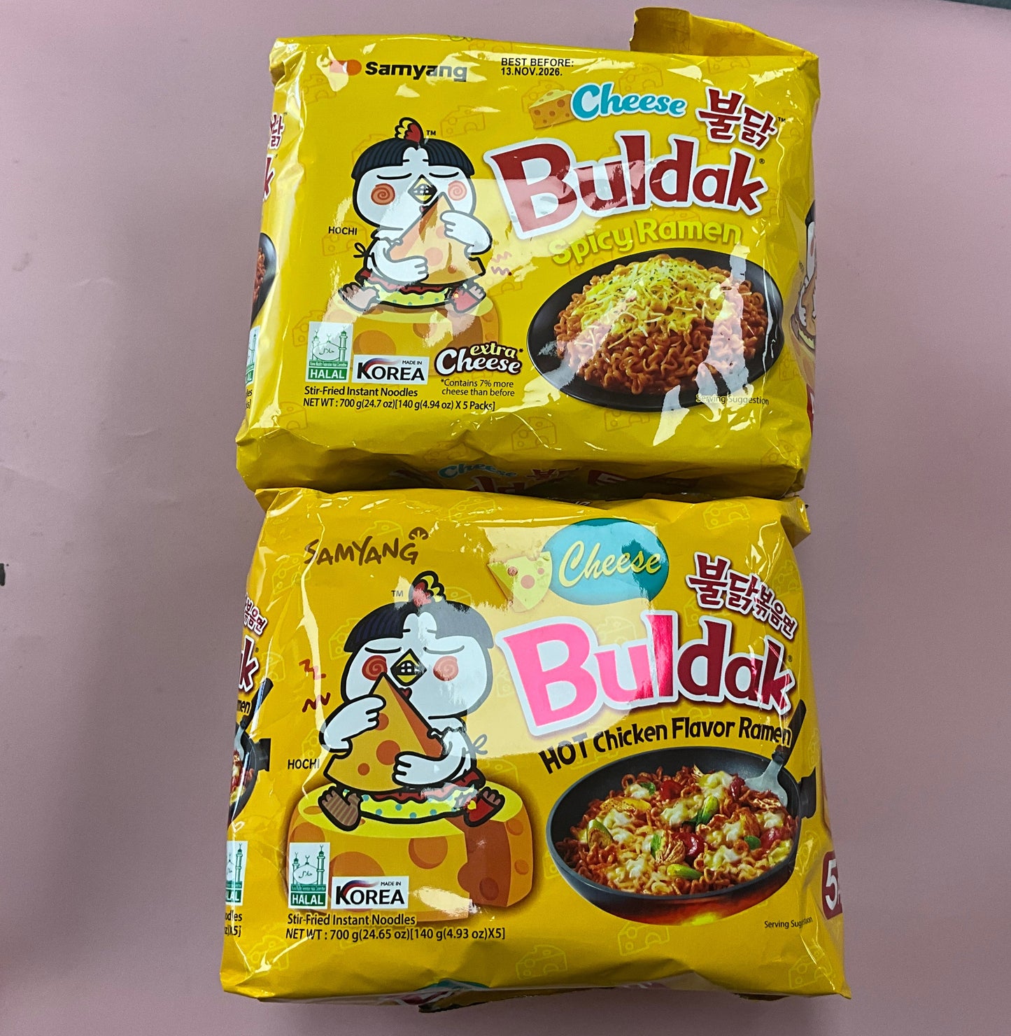 Samyang Buldak Hot Cheese Chicken Ramen 5Pk 700G