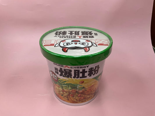 SRZ bucket of instant rice noodle spicy flv 食人族麻辣爆