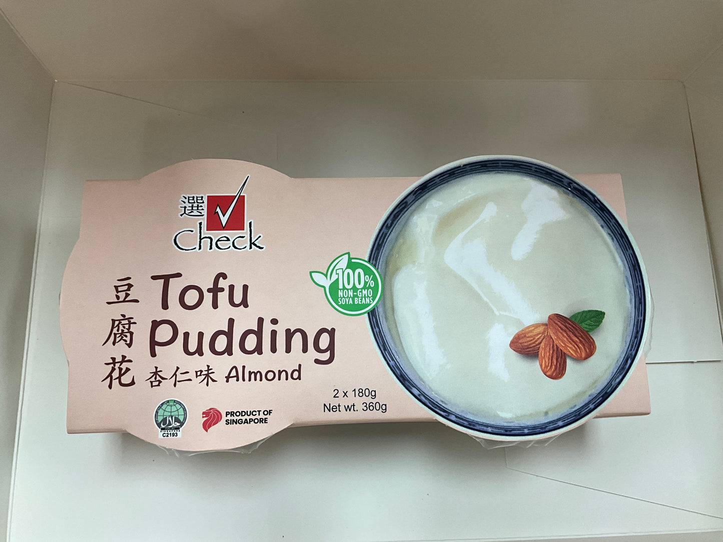 Check Tofu Pudding Almond 360g 豆腐花杏仁味