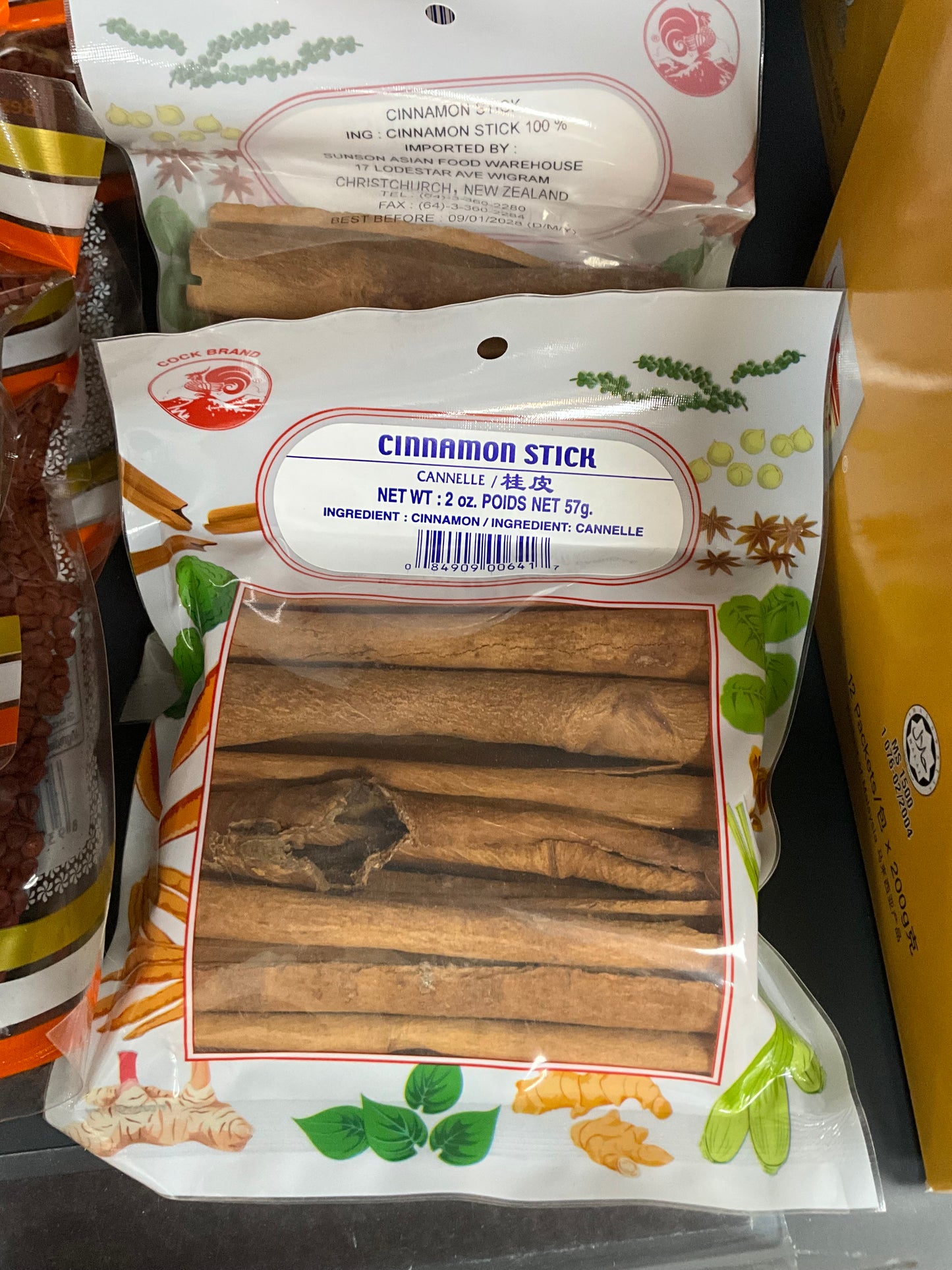 Cock Brand Cinnamon Stick 57g 鸡牌桂皮（肉桂棒）