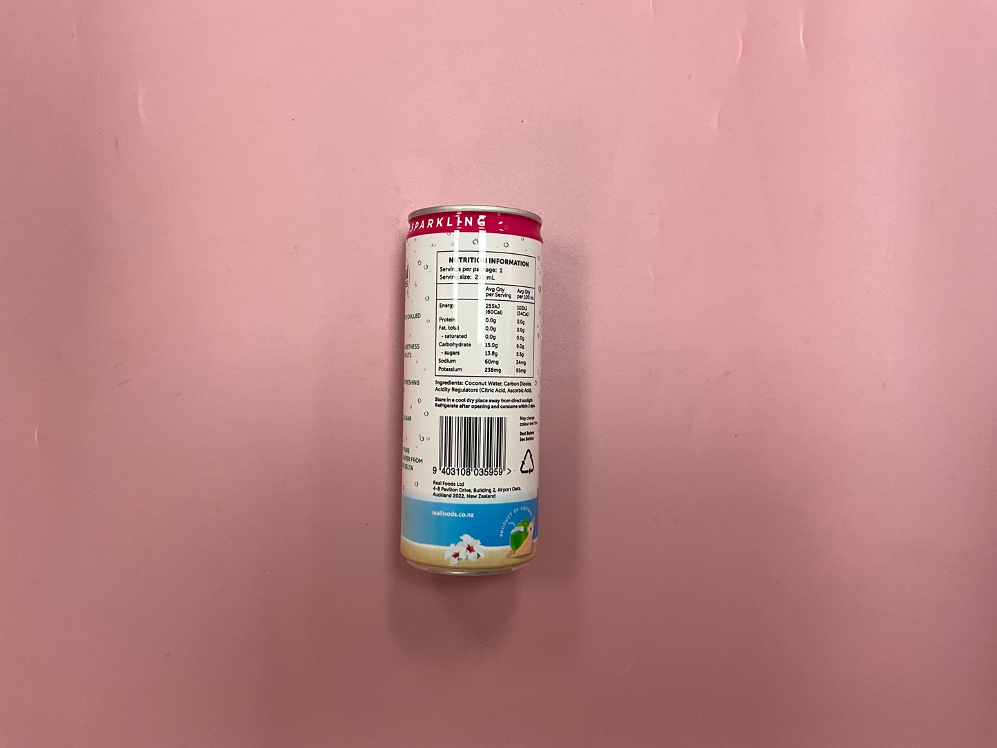 Coconut water sparkling 250ml