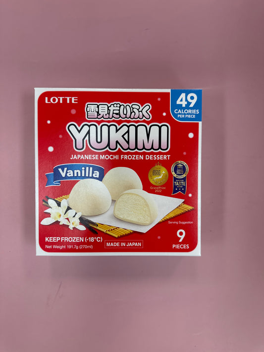 Lotte Yukimi Daifuku (Mini Vanilla) 9p