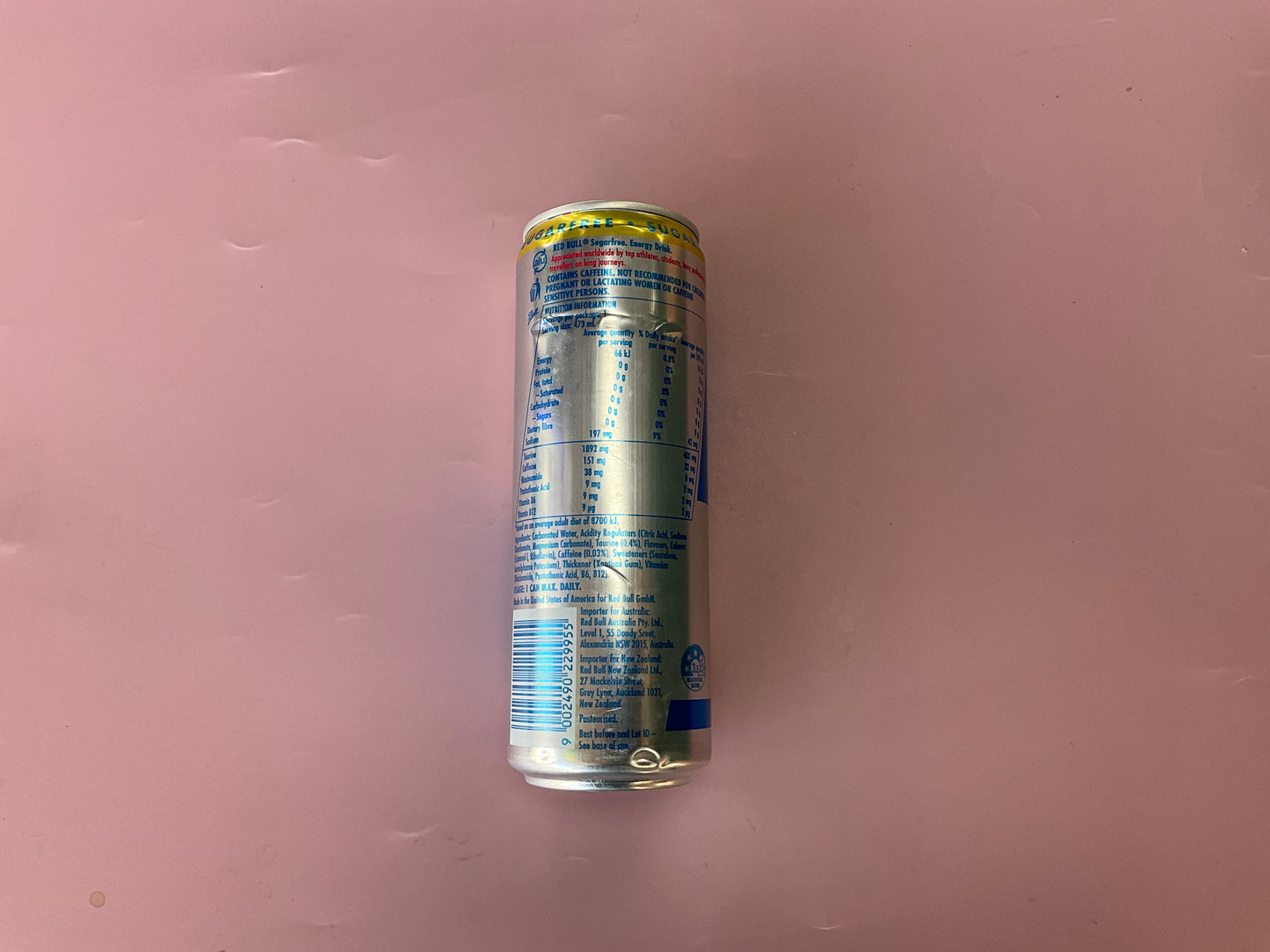 Red bull sugar free 473ml