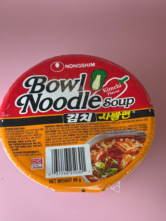 Nongshim Kimchi Ramyun Bowl 86G