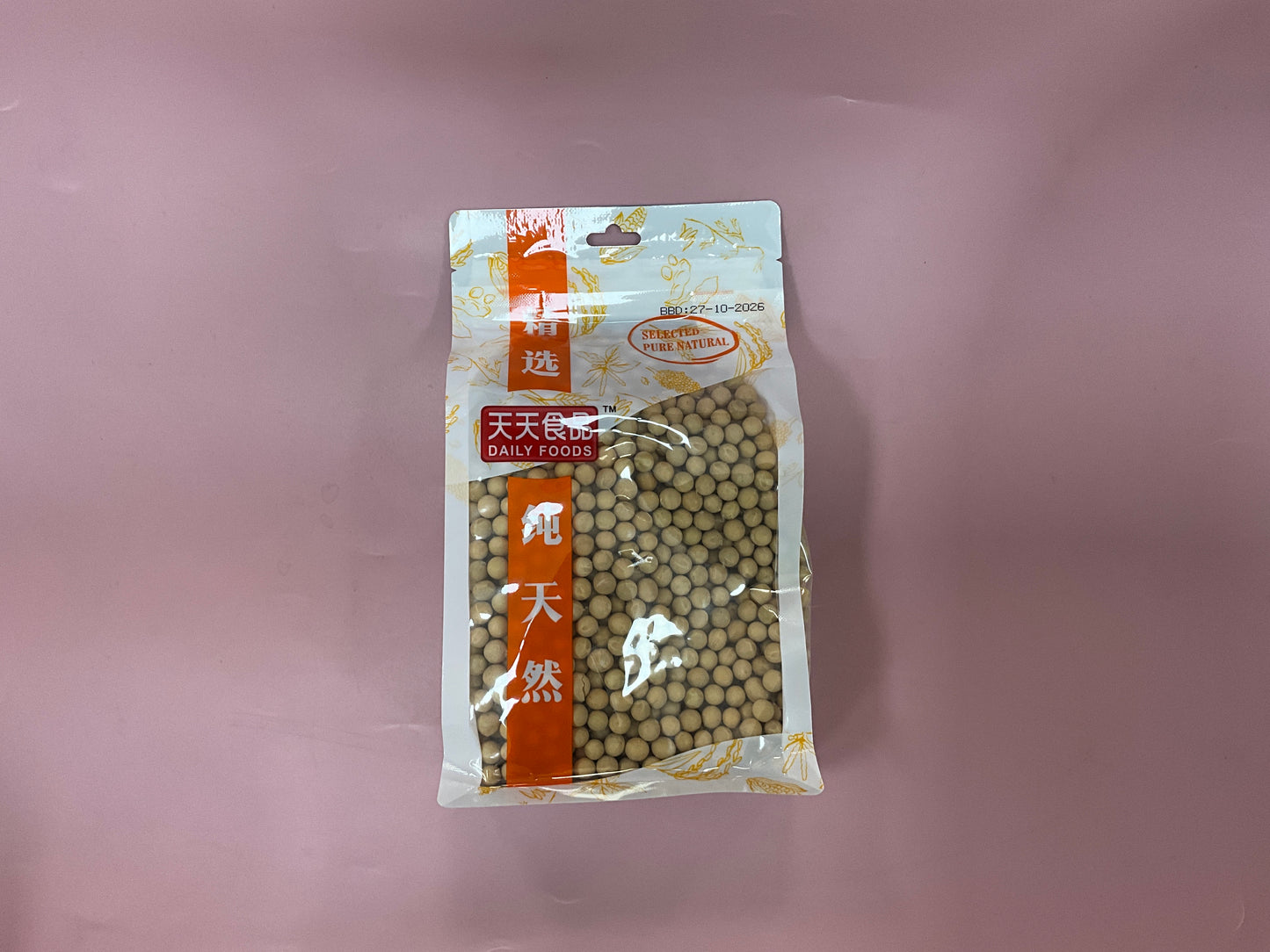 DF selected soybean non-gao 500g 天天黄豆