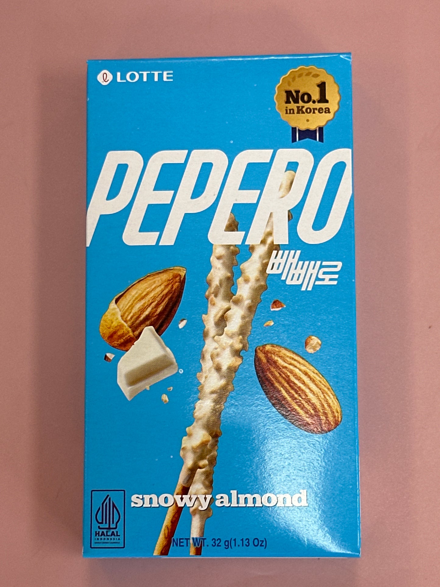 Lotte Pepero Snowy Almond