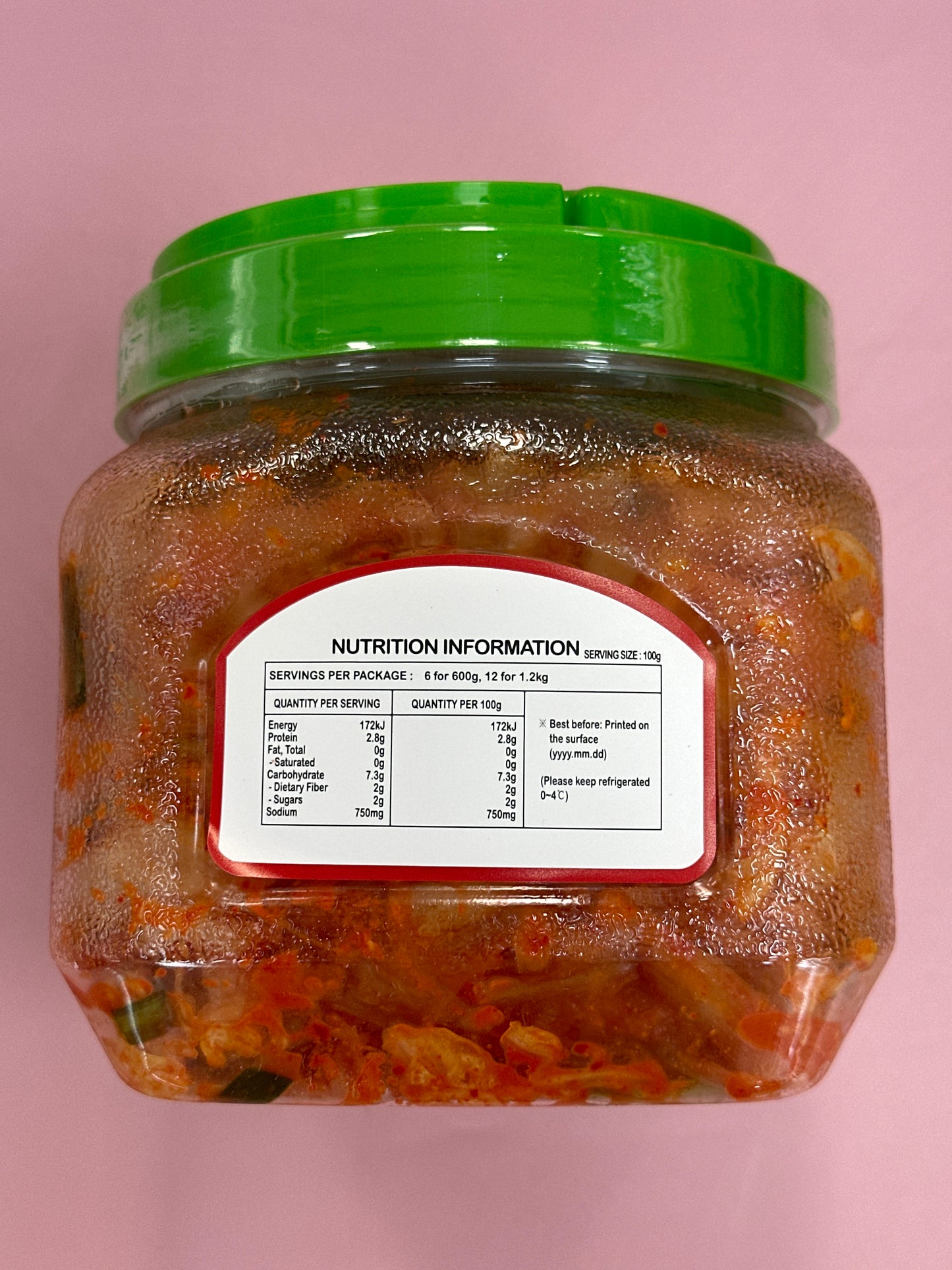 Chungjungwon Sliced Kimchi