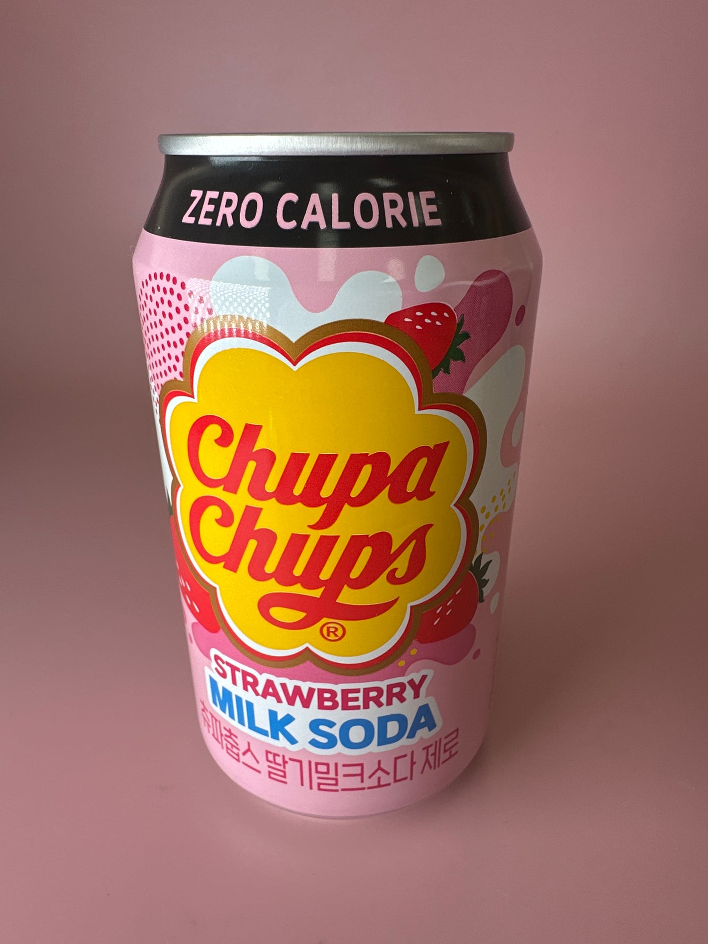 Chupa Chups Sparkling Zero Drink Strawberry 350ml