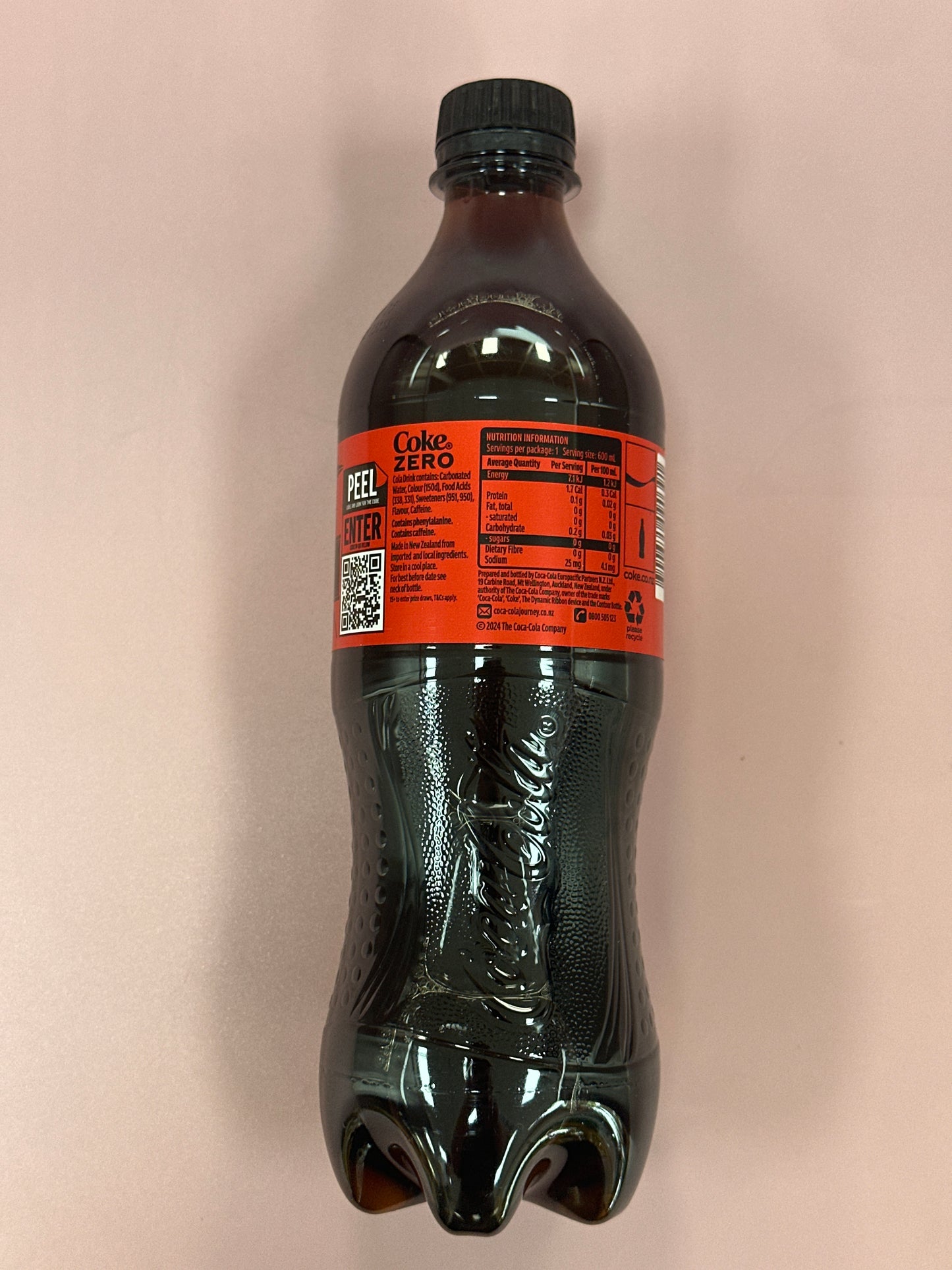 Coke Coca Cola Zero Sugar 600ml