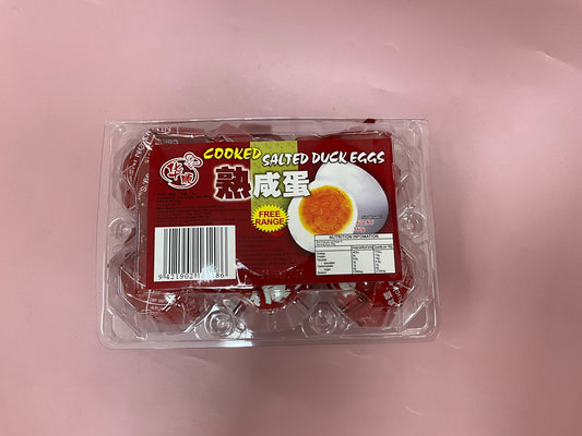 HS Cooked Salty Duck Egg-Jumbo Size华顺熟咸鸭蛋60*6