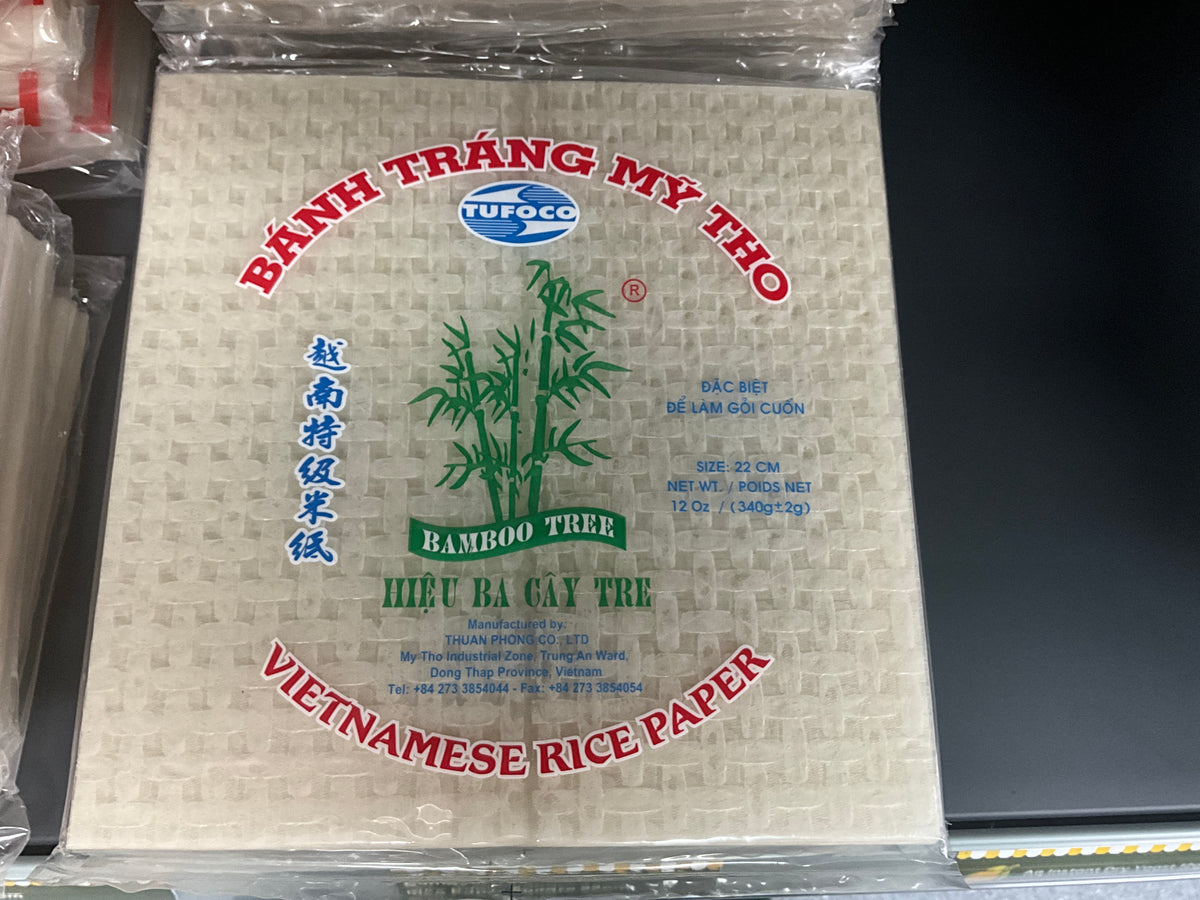 Bamboo Tree Rice Paper Square 22cm 方形米纸22cm