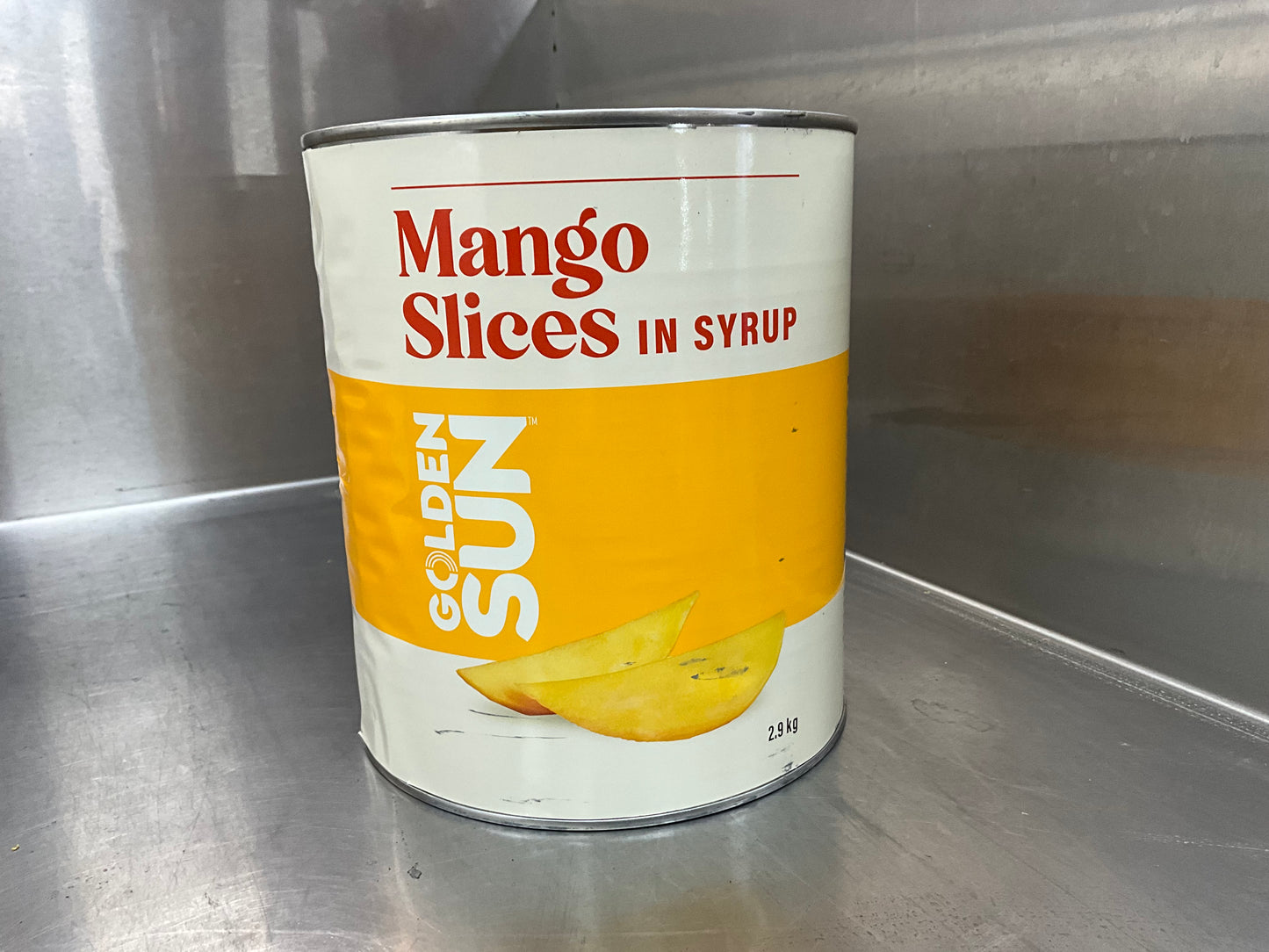Golden Sun Mango Slices in Syrup 2.9KG