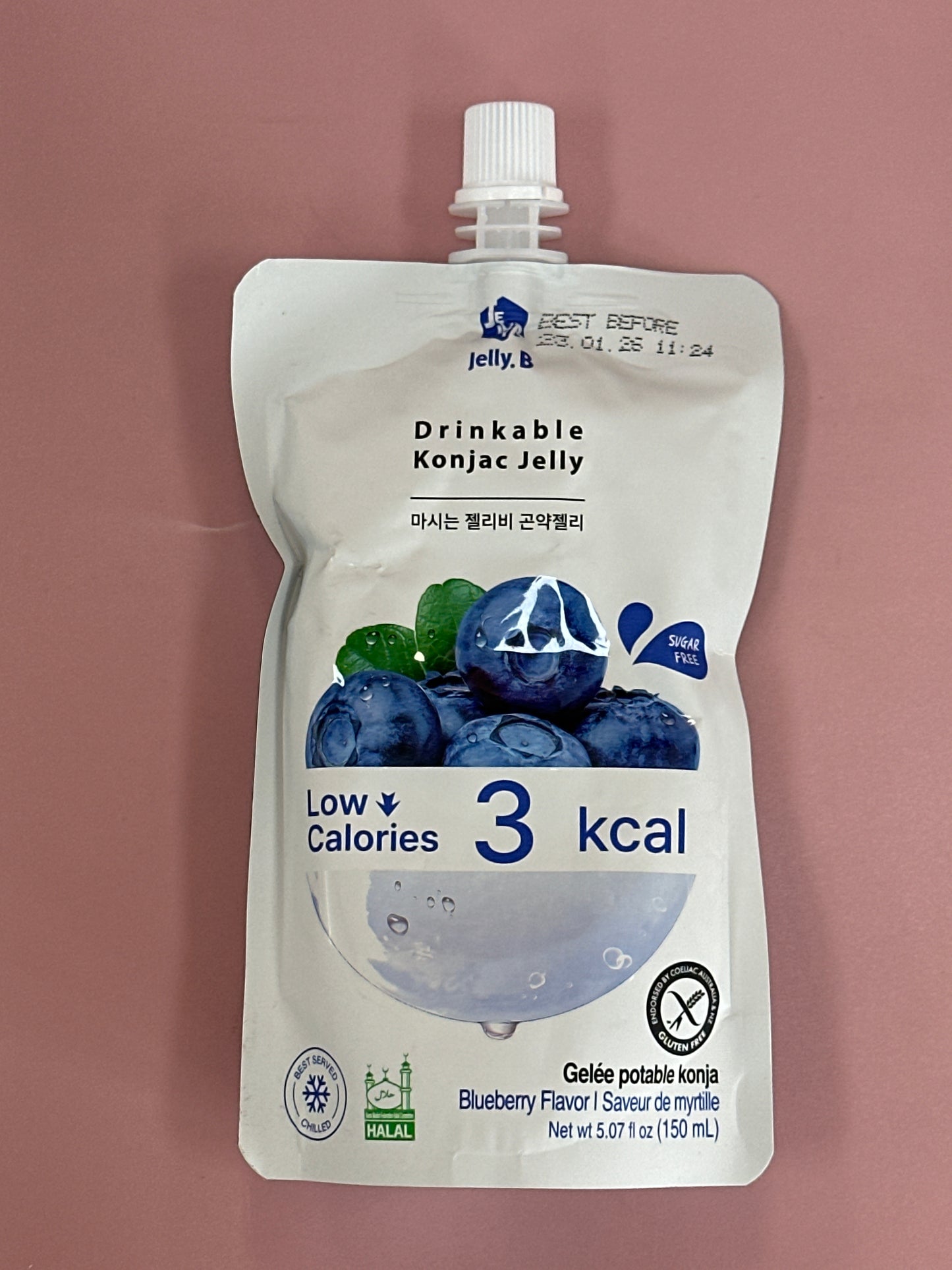 Jelly.B Drinkable Konjac Jelly Blueberry