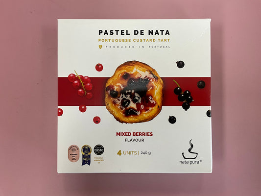 Nata Pura Portuguese custard tart mixed berries 24