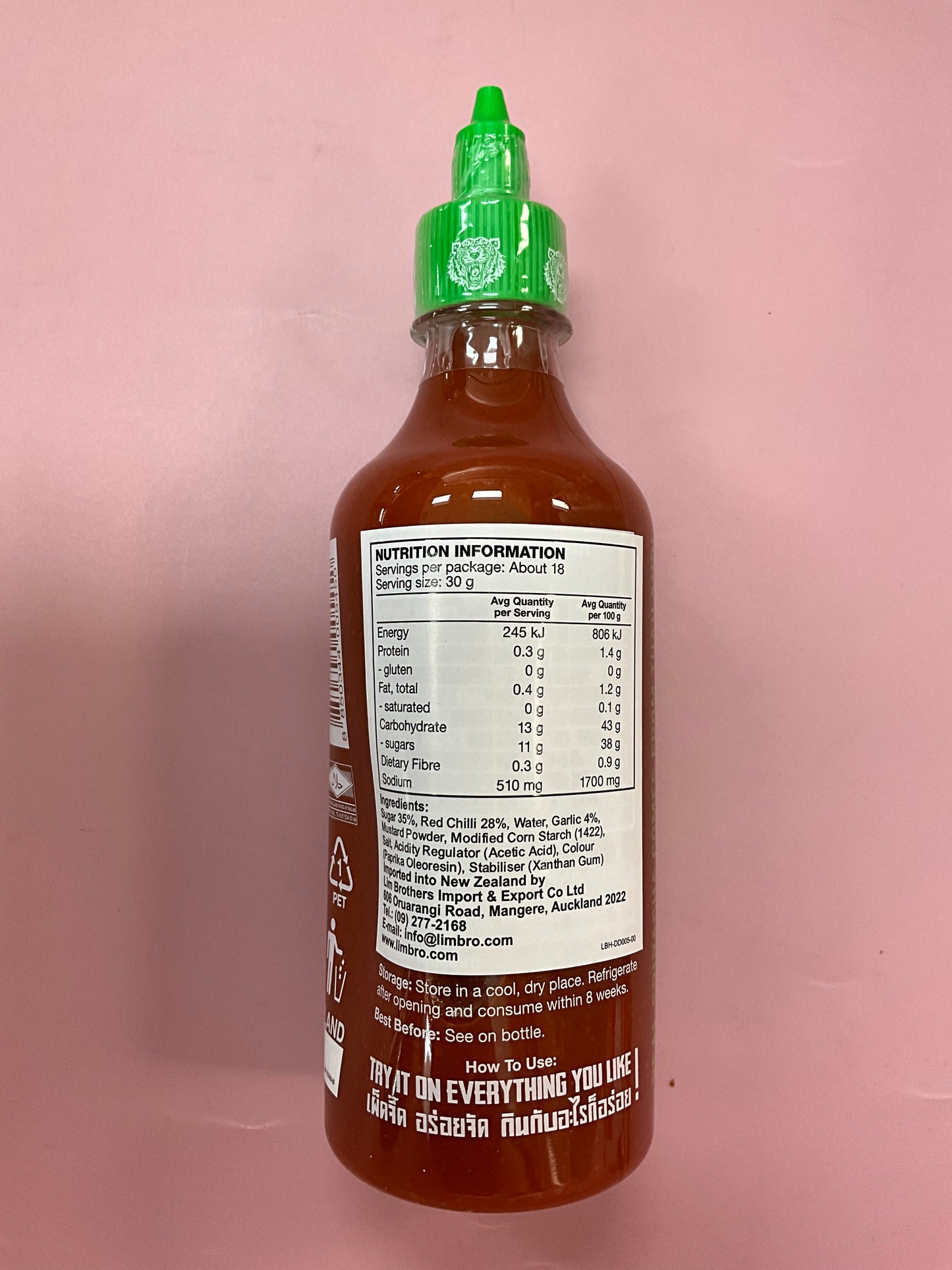 Crying Tiger Mustard Chili Sauce 440ml