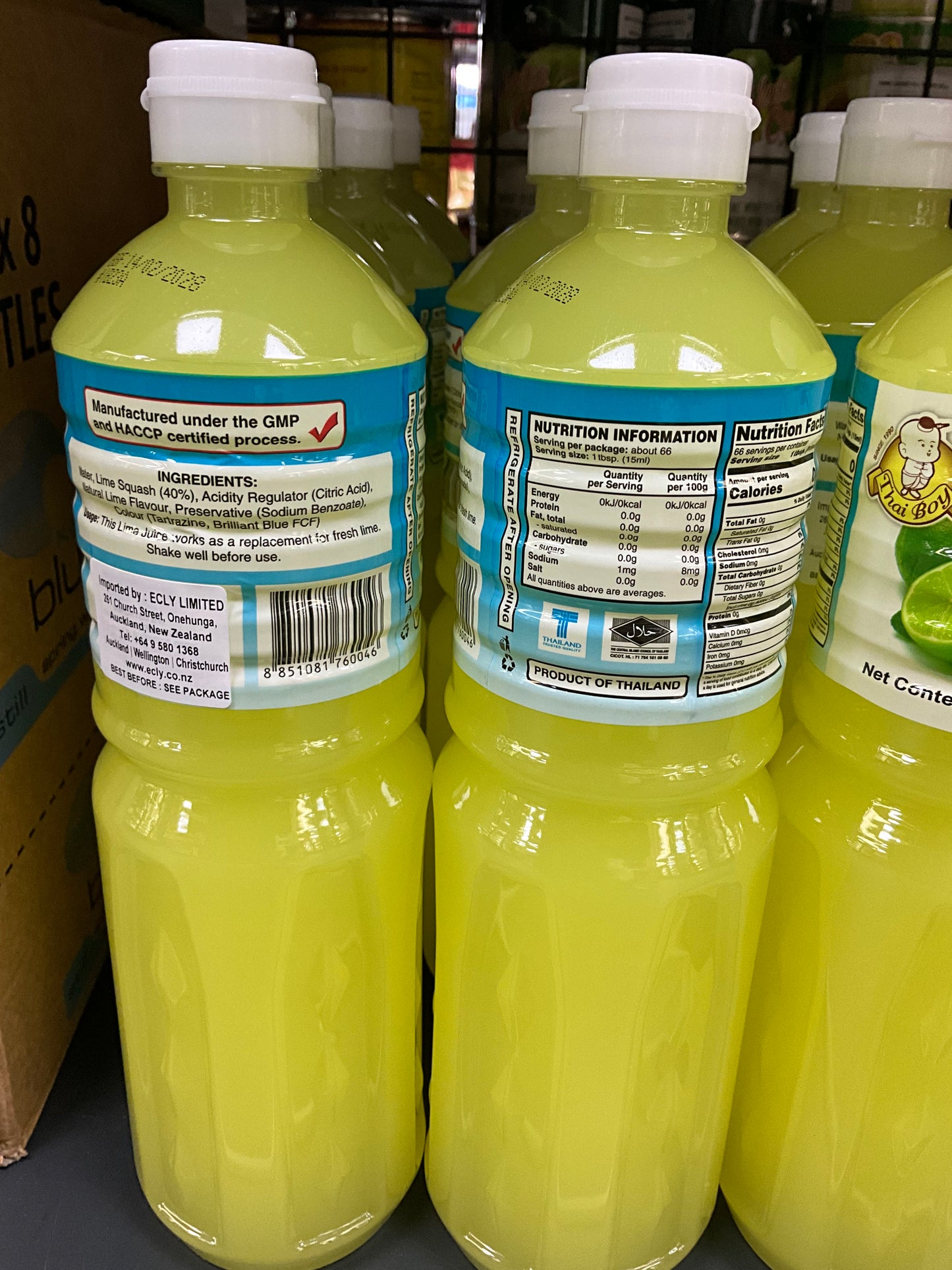 Thai Boy Lime Juice 1000ml 青柠汁