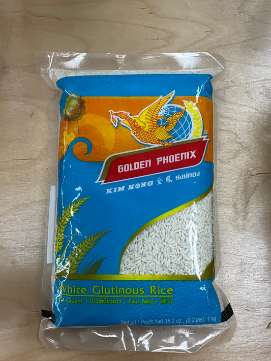 Golden Phoenix White Glutinous Rice 1kg 金鳳泰國白糯米 1k