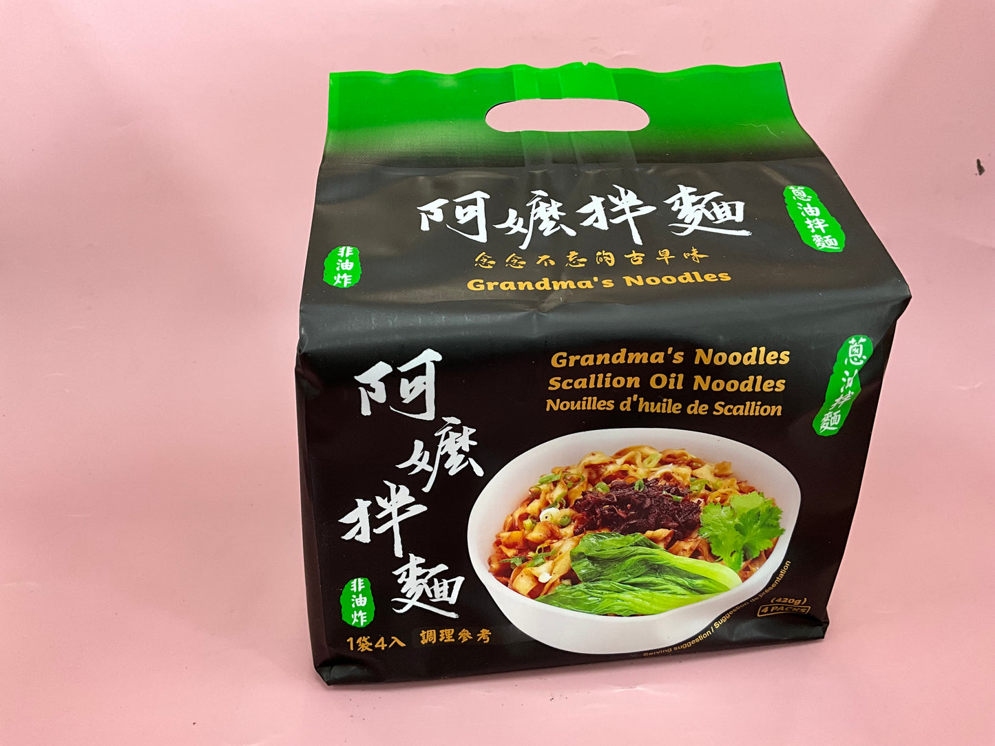 Grandma’s Noodle Scallion Oil Dried Noodles 420g 阿
