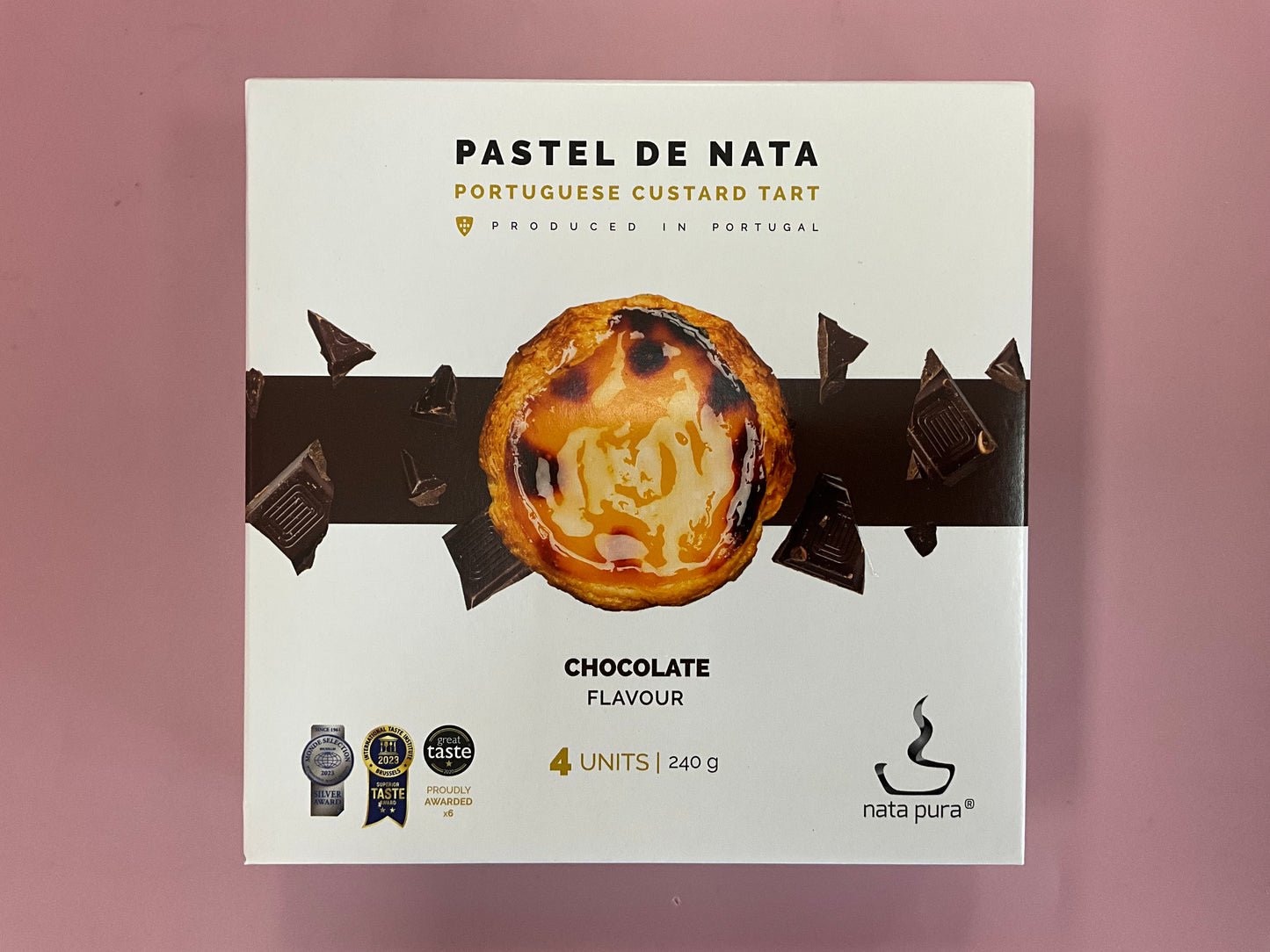 Nata Pura Portuguese custard tart chocolate 240g