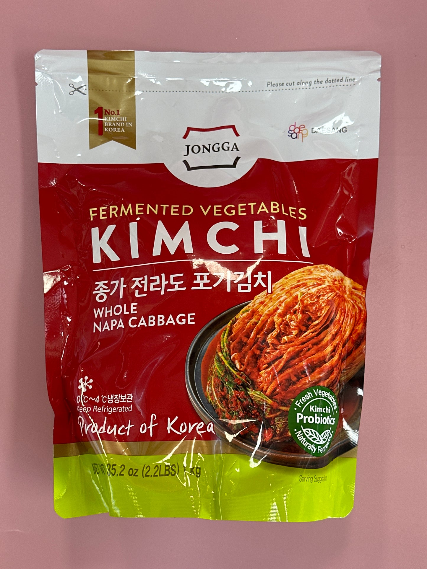 Jongga Whole Cabbage Kimchi Pogi