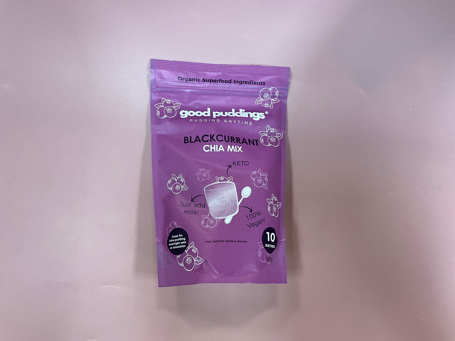 Good puddings chia mix Blackcurrant 335g
