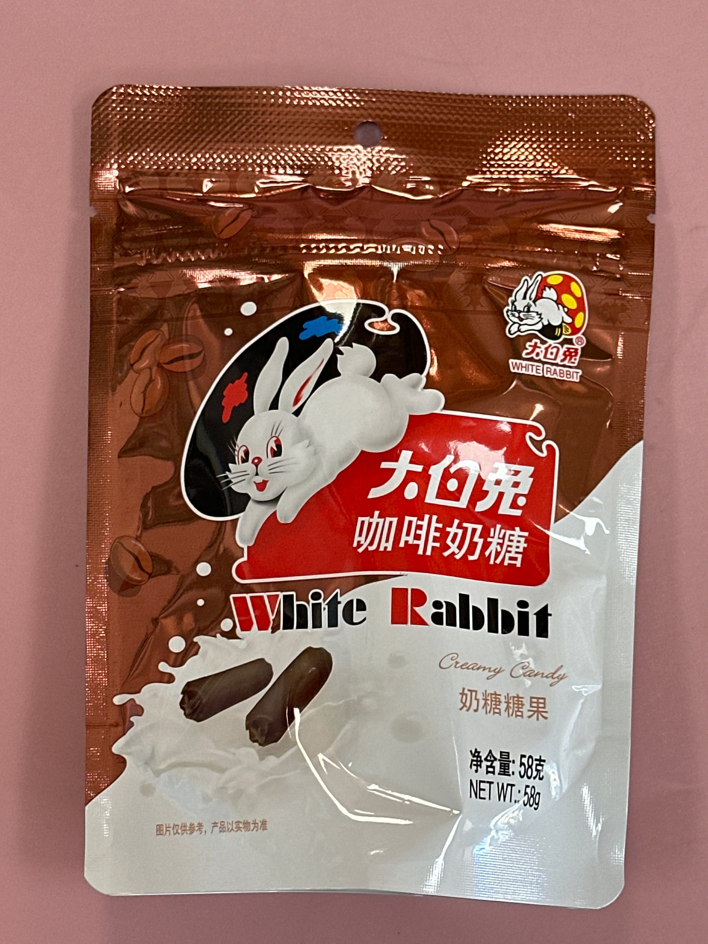 White Rabbit Creamy Candy Coffee flavour 58g