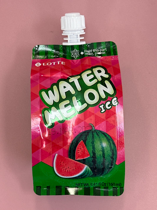 Lotte Watermelon Ice Pouch