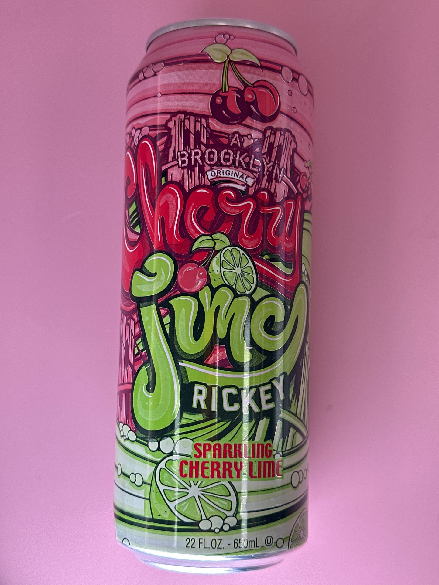 Arizona Cherry Lime Rickey 23Oz 680Ml