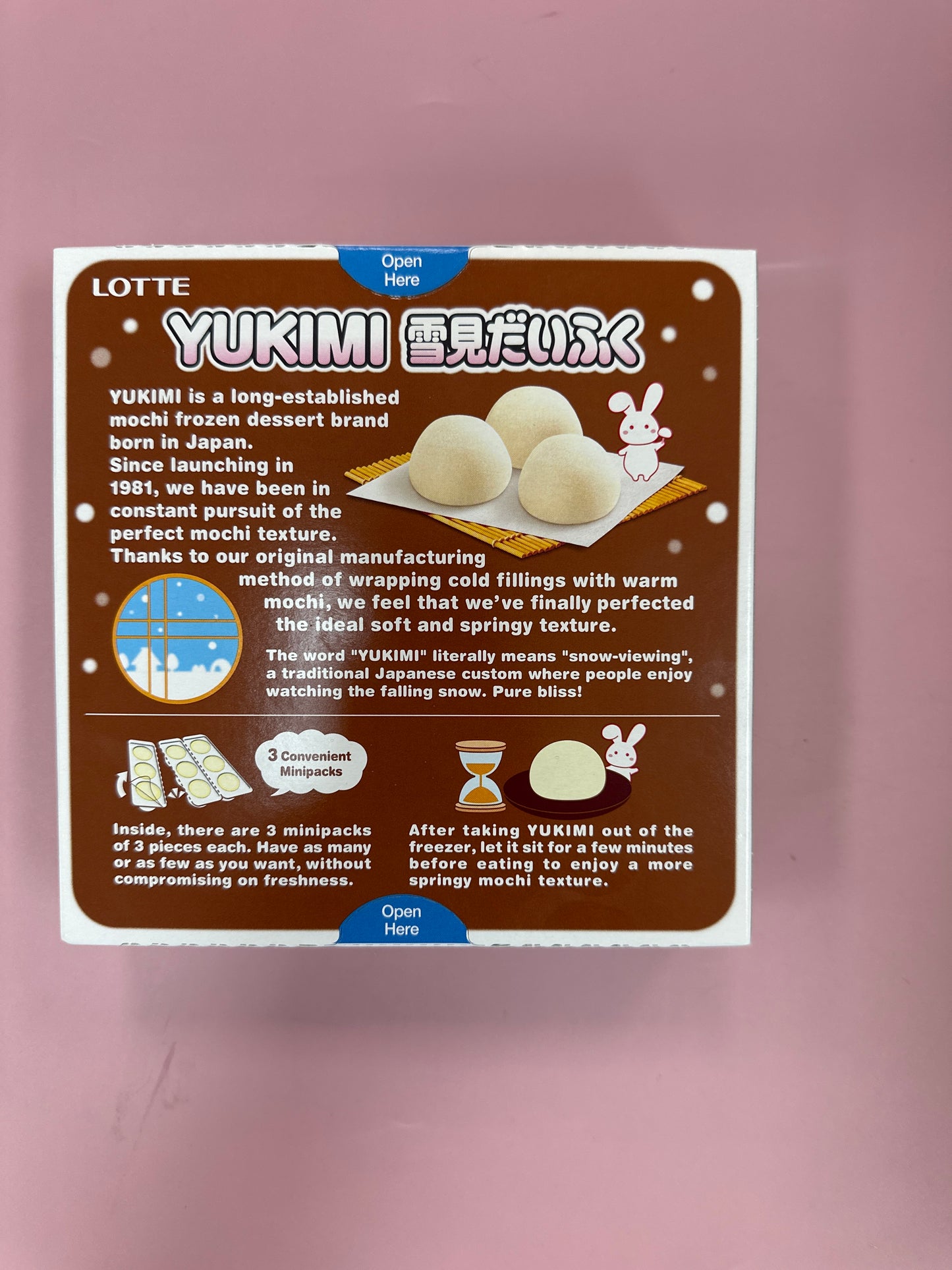 Lotte Yukimi Daifuku (Mini Chocolate) 9p