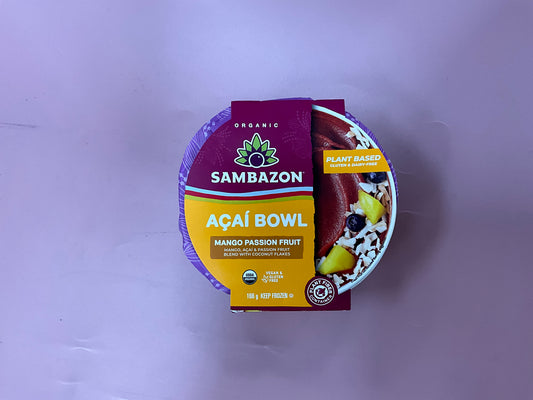 Sambazon Acai Mango Passionfruit Bowl 166g