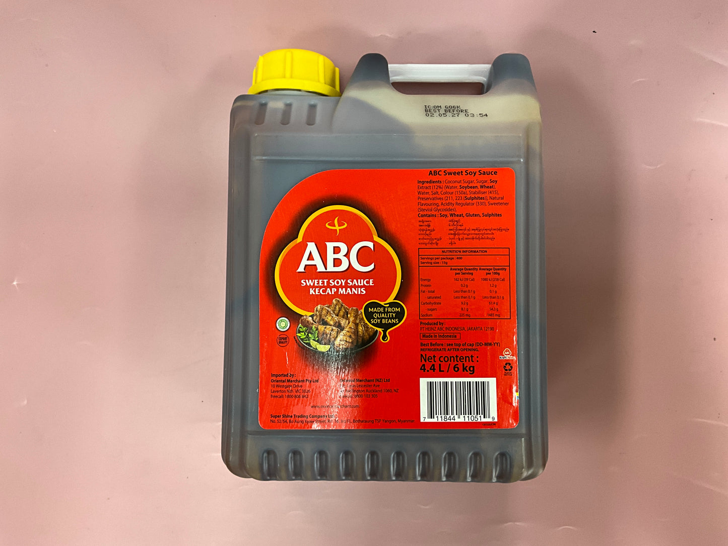 ABC Kecap manis sweet soy sauce 4.3LABC甜面酱