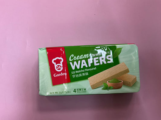 Garden Uji matcha wafers 200g嘉顿忌廉威化宇治味